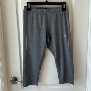 NWT ASICS Running Tights Knee Length Leggings MEDIUM